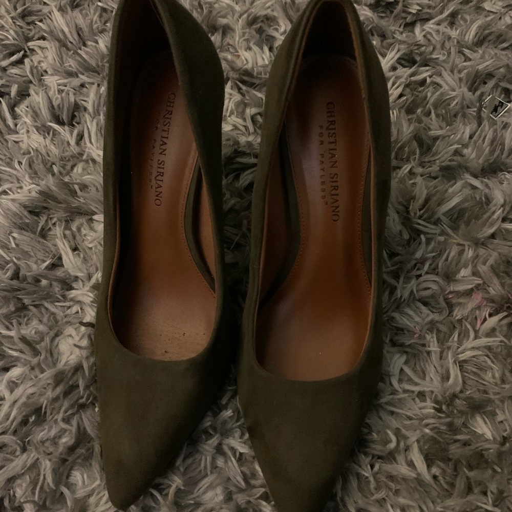 Olive green Heels